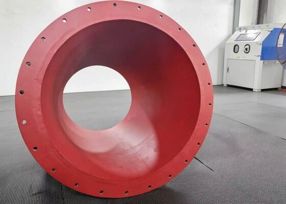 Liquid-Phase Processing Wear Resistant Rubber Sheet with 80 Shore A Hardness and Bolt Fixed Rubber Wear Liner for Mining