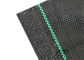Black Woven Geotextile / Geosynthetics Material PP Woven Silt Fence For Construction Site