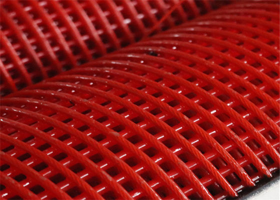 Square Hole Steel Wire Reinforced Polyurethane Mining Screen Mesh with 2mm to 25mm Aperture for Sieving