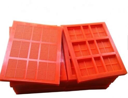 305mmx305mm Polyurethane Screen Mat with 0.125mm Aperture for Sand Dewatering and Modular Panel Design