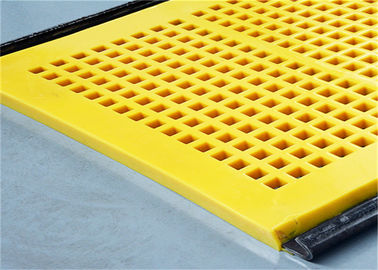 Manufacturing 5mm - 50mm aperture polyurethane screen panels from China