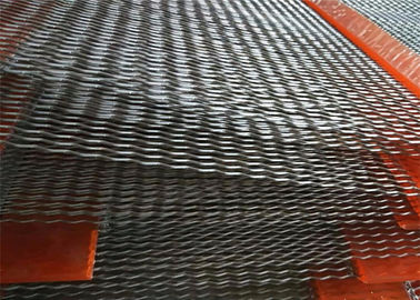 8mm slotted crimped high flow blinding screens mesh for media crusher screens