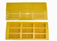 Vibrating Screens polyurethane dewatering screen panel with low noise in the operation