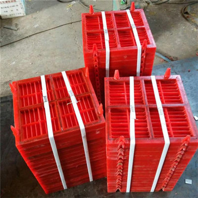 Durable Polyurethane Dewatering Screen Panel with 0.1mm Slot Opening, Steel Frame Reinforced, and 305x305mm Size