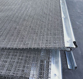 Poly Ripple Rectangular Shape Aperture Vibrating Screen Wire Mesh