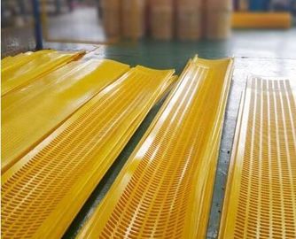 Polyurethane flip flow vibrating screens panel Abrasion Resistance long lifetime