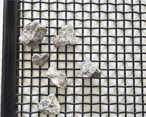 65MN Stainless Steel Mine Sieving Mesh Vibrating Screen Mesh with 2mm-100mm Aperture and High Tensile Strength for Quarry
