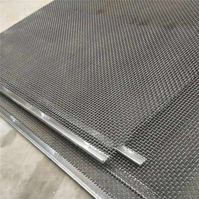 65MN Stainless Steel Mine Sieving Mesh Vibrating Screen Mesh with 2mm-100mm Aperture and High Tensile Strength for Quarry