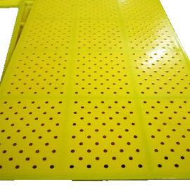 Round Polyurethane screen panel mat self cleaning vibrating screen mesh 10mm aperture