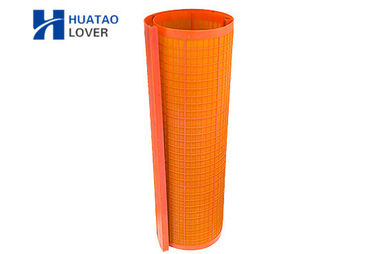 Orange High Frequency Polyurethane Screen Panels Vibrating Mesh For Iron Sand