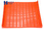 Orange High Frequency Polyurethane Screen Panels Vibrating Mesh For Iron Sand