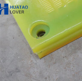 Orange Low Error Polyurethane Dewatering Screen 0.125mm For Mining