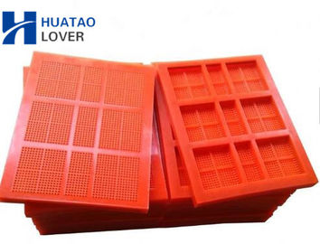 Modular 305mm Dewatering Urethane Screen Panels For Sand