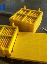 MDI and TDI 0.1mm Aperture PU Dewatering Screen Panel for sand dewatering