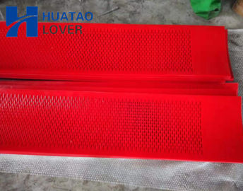 Red Polyurethane Flip Flow Screen Media for coat washing plant