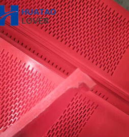 Red Polyurethane Flip Flow Screen Media for coat washing plant