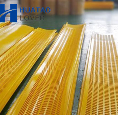 Flip flop mats polyurethane screen with 3x10mm aperture for coal washing modular design