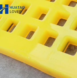 Square aperture 40mm thickness Polyurethane Screen Mat for Mining