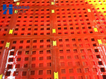 5mm - 50mm customized red aperture polyurethane screen panels