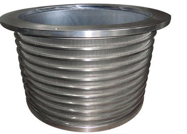  SS23 Model Wedge Wire Screen Basket Inner Diameter 795mm Slotted 0.13mm/0.15mm