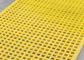 30mm thickness horizontal vibrating pu screen mesh with yellow color