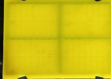0.125mm aperture Polyurethane dewatering vibrating screen panel with red color