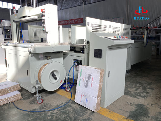 1250×1150mm Single Double Hot Melt PP Belt Carton Baler for packaging carton