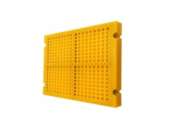 Rectangular Hole Pu Screen Mesh For Dewatering , Longlife