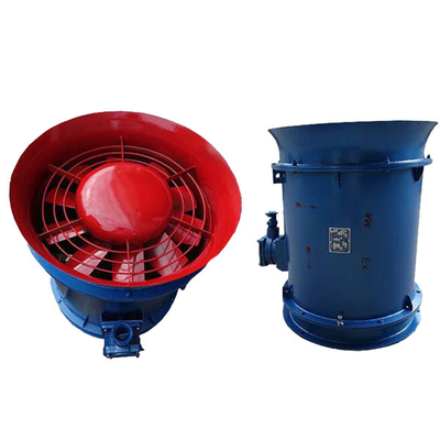 Low Noise Mine Mining Ventilation Fan Anti Rotation Explosion Proof Axial