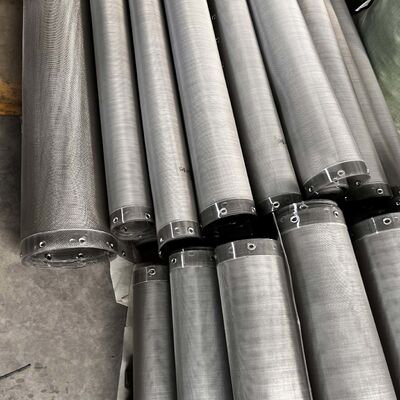 SS316 Grommet Screen with Folded Edges for Rotex 14-230 Mesh Industrial Wire Mesh Panel