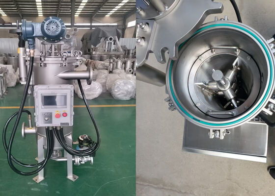 sS304 Material Automatic Internal Scraper Self-Cleaning Filter Housing