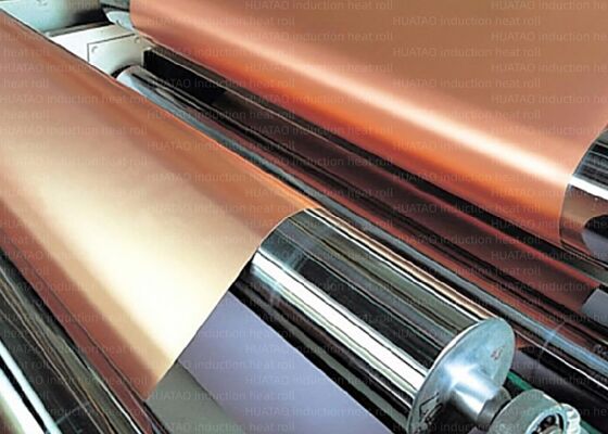 Hard Chrome Plating Mirror Finish Ultra-Precision Calender Roller 0.003 To 0.005mm Linear Speed Max 50mmin