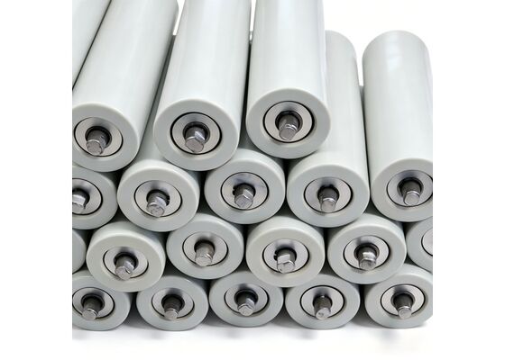 Wet Material Anti-Stick Rubber Disc Return Idler Roller