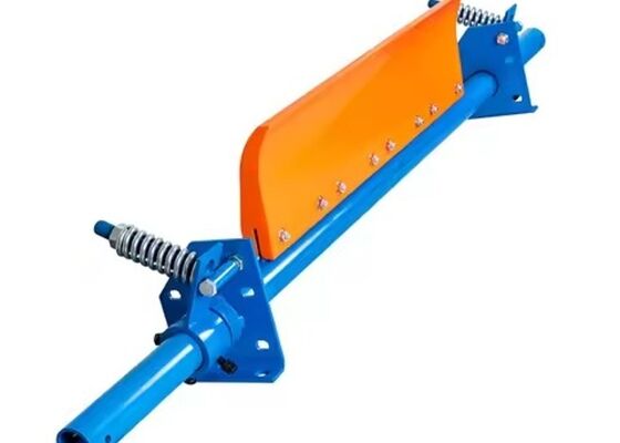 Conveyor Belt PU Scraper with Alloy Steel Holder Bulk Material Conveyor Cleaning