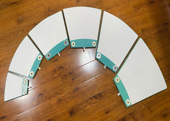 Porous Ceramic Filter Plate High Strength 30 Mpa Flexural Industrial Slurry Separation