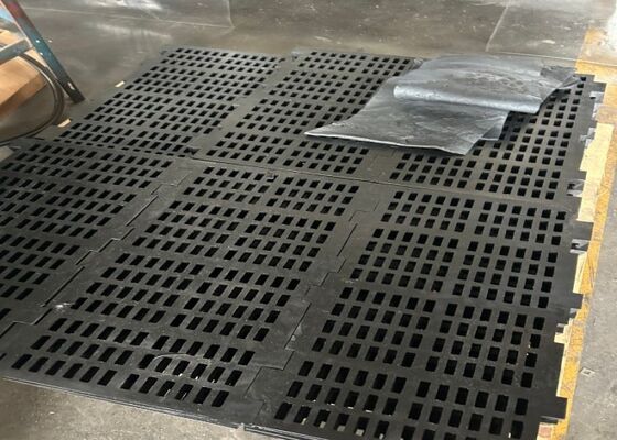 Anti Blinding Rubber Screen Mesh for Wet Material Processing