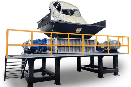 Dual Shaft Shredder for Shredding Medical Waste Safely