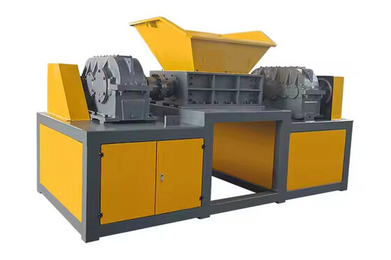 PLC Controlled Dual Shaft Shredder with Overload Protection