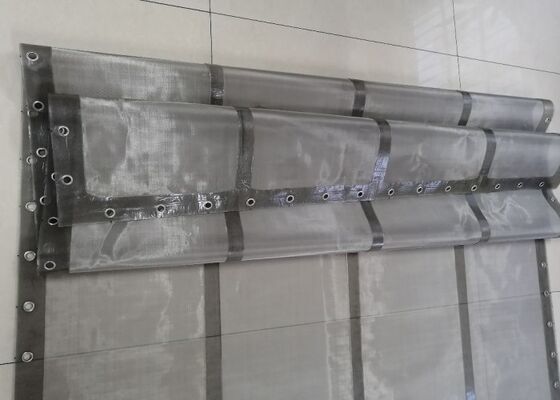 HUATAO 316L Stainless Steel Grommet Screen Folded Edge >80°C High-Temp Resistant