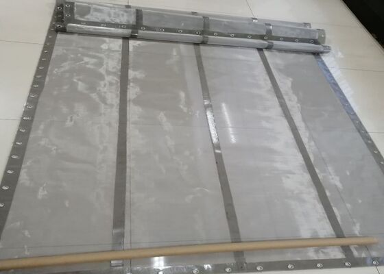 Industrial Grommet Screen Folded Edge 316L Stainless Steel >80°C Chemical Industry