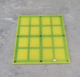 Polyurethane Vibrating Screen Mesh Dewatering Screen Panel For Fine Sand Recycle Machine
