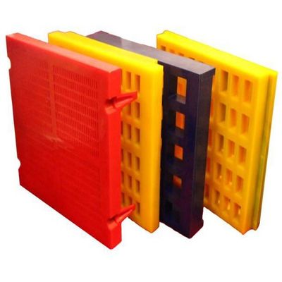 Dewatering screen mat PU Modular PU panel for sand dewatering