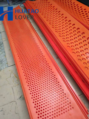 305mm Square Hole  Red Color Polyurethane Flip Flop Screen Mesh For Coal Screening