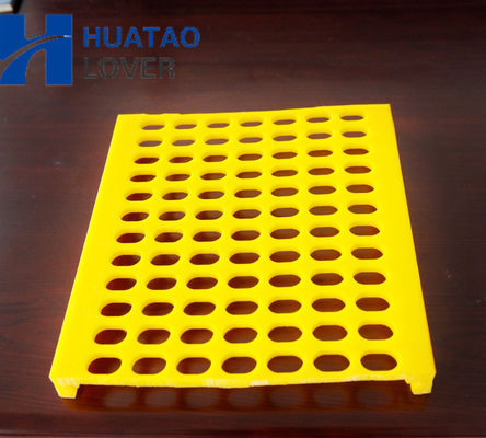High yellow quality Flip flow polyurethane screen mesh for vibrating screen in coal washing