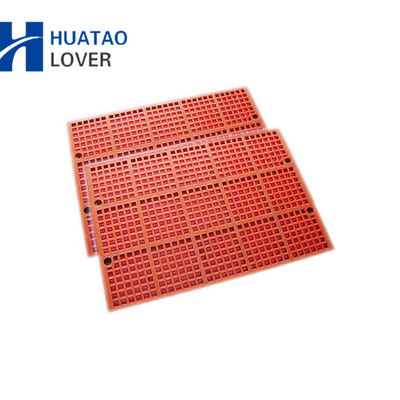 Various Panel Sizes Modular Polyurethane Screen Mesh For Mining And Quarry